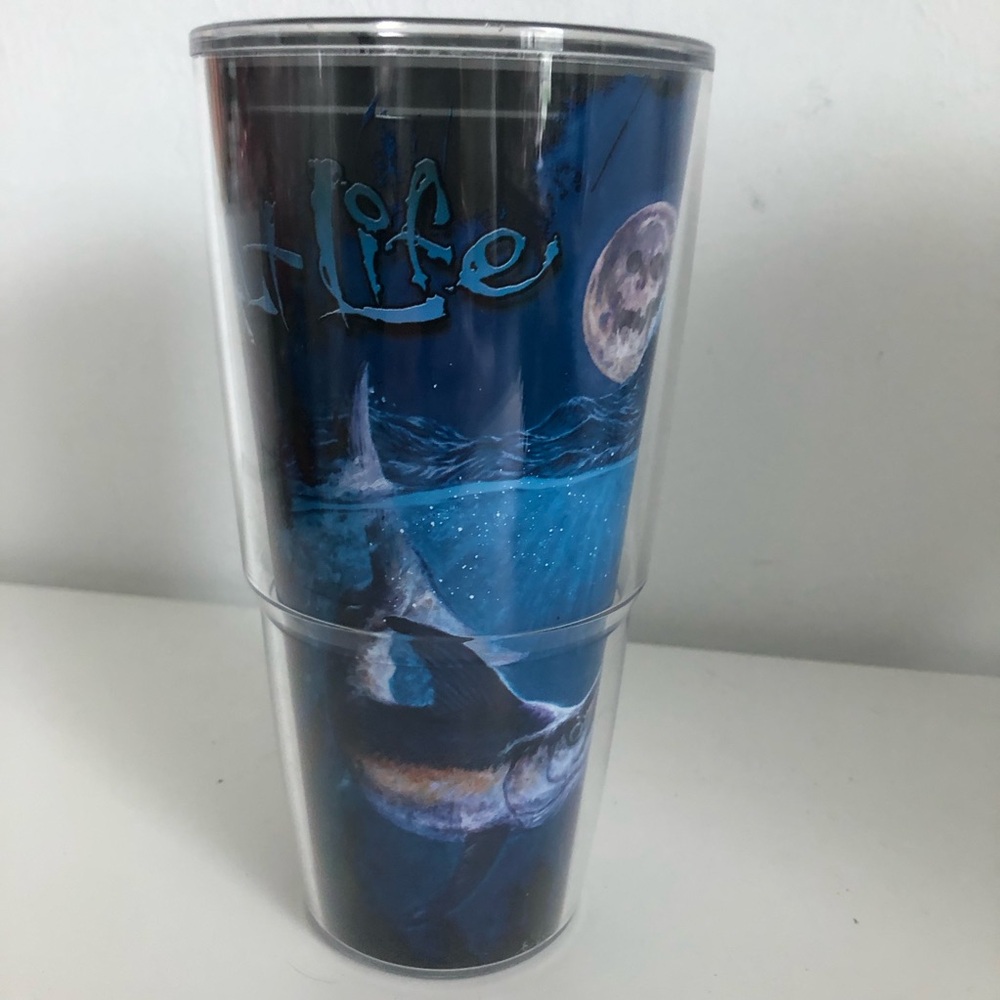 Salt Life Blue Marlin and Moon 24oz Tervis Tumbler